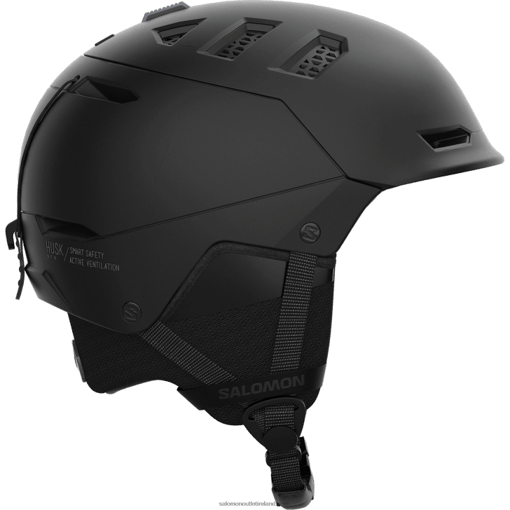 Black 0600F1264 Men's Helmet - Husk Pro Mips Salomon