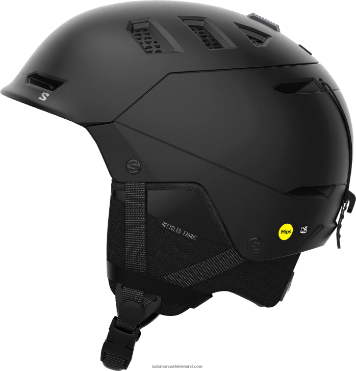 Black 0600F1264 Men's Helmet - Husk Pro Mips Salomon