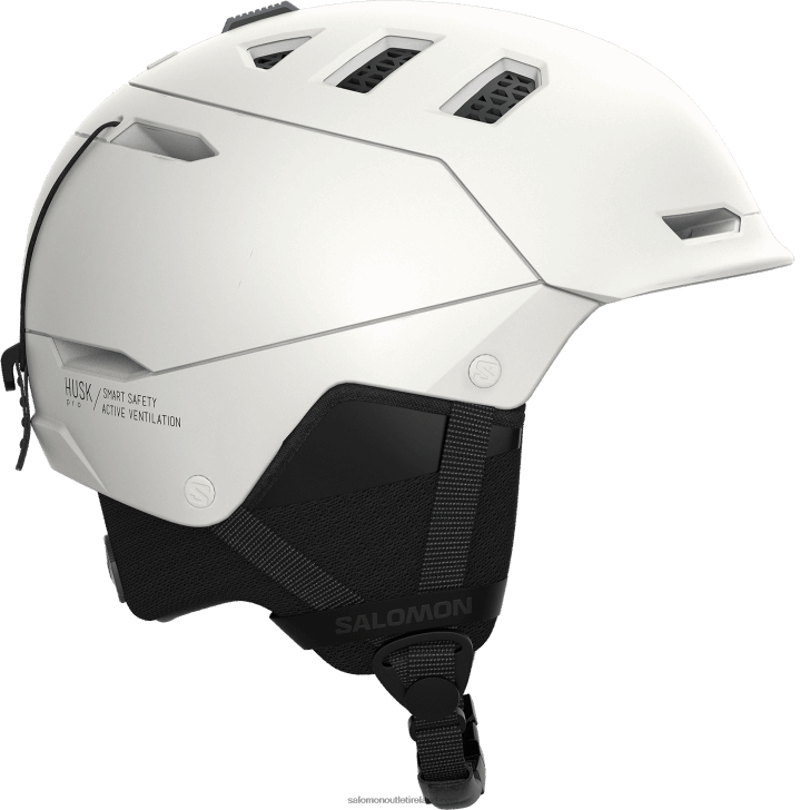 White 0600F1262 Men's Helmet - Husk Pro Mips Salomon