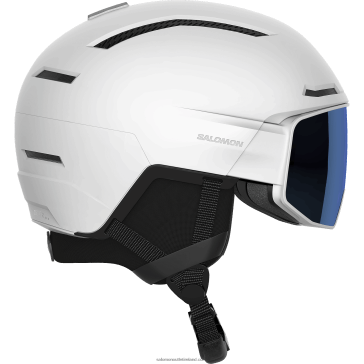 White 0600F1268 Men's Helmet - Driver Pro Sigma Mips Salomon