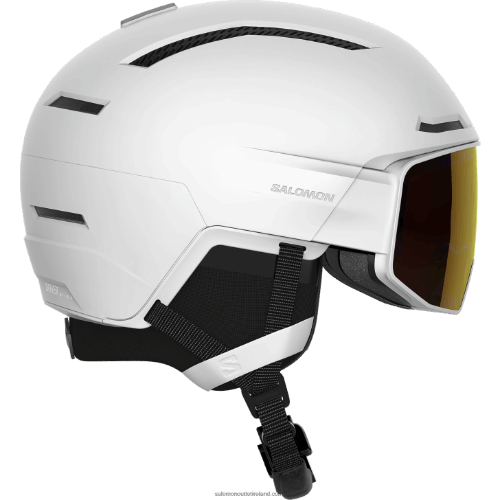 White 0600F1275 Men's Helmet - Driver Prime Sigma Photo Mips Salomon