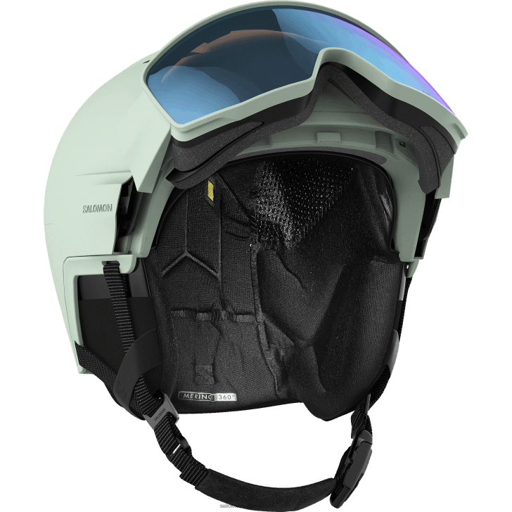 White/Moss 0600F1272 Men's Helmet - Driver Prime Sigma Photo Mips Salomon