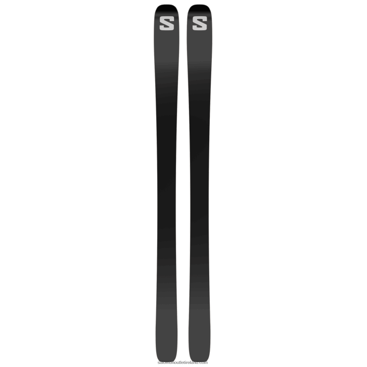 Black/Dark Grey/Pale Kakhi Metallic 0600F1213 Men's All-Mountain Skis - Stance 96 Salomon