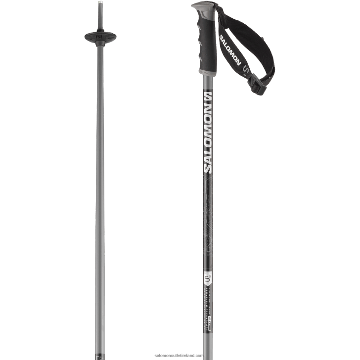 Black 0600F1243 Men's Alpine Poles - Arctic S3 Salomon