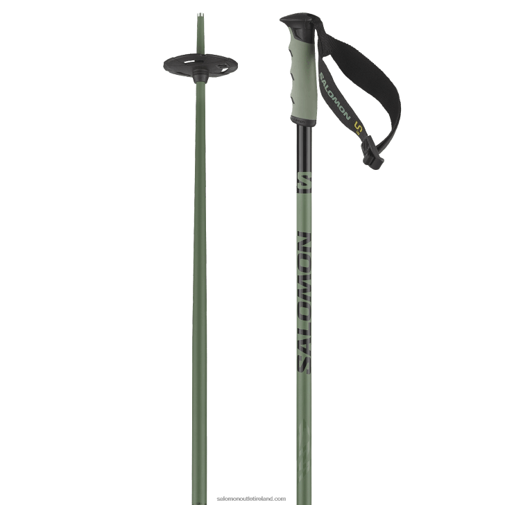 Duck Green 0600F1248 Men's Alpine Poles - Hacker S3 Salomon