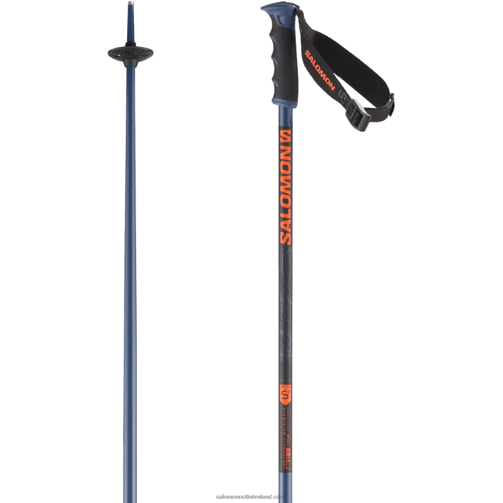 Gun Metal 0600F1244 Men's Alpine Poles - Arctic S3 Salomon