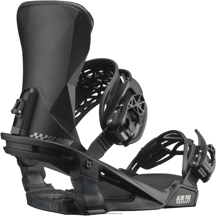 Black 0600F613 Men's Snowboard Bindings - Alibi Pro Salomon