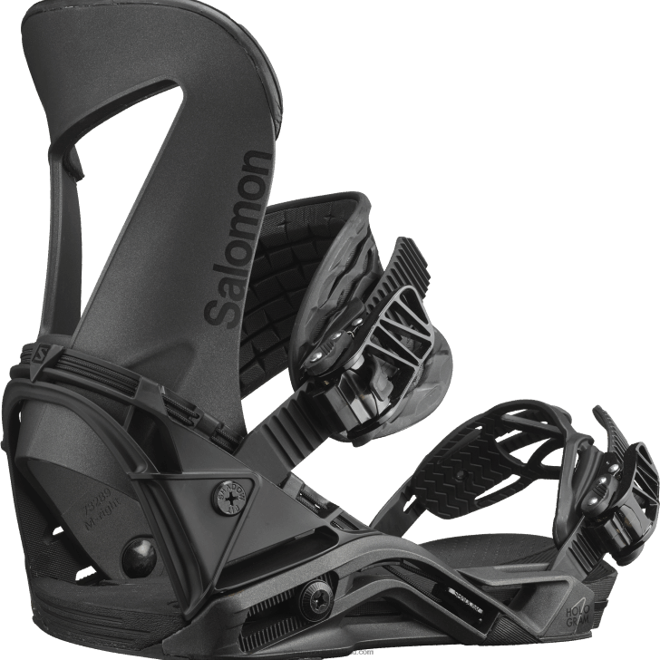 Black 0600F616 Men's Snowboard Bindings - Hologram Salomon
