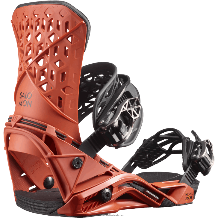 Burnt Ochre 0600F612 Men's Snowboard Bindings - Highlander Salomon