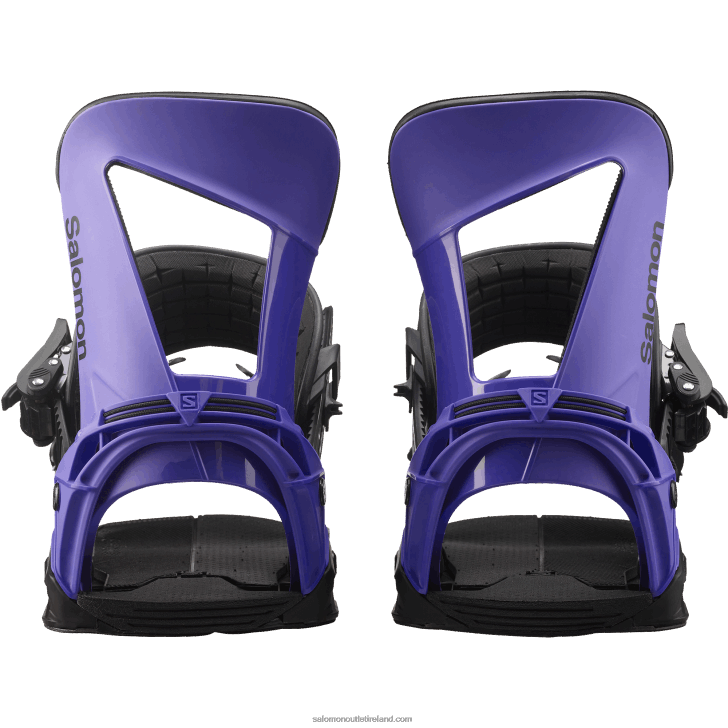 Purple/Black 0600F617 Men's Snowboard Bindings - Hologram Salomon