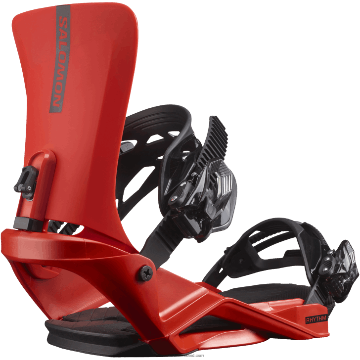Red 0600F610 Men's Snowboard Bindings - Rhythm Salomon