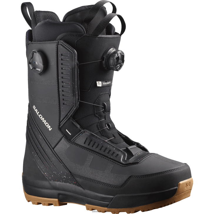 Black 0600F582 Men's Snowboard Boots - Malamute Dual Boa Salomon