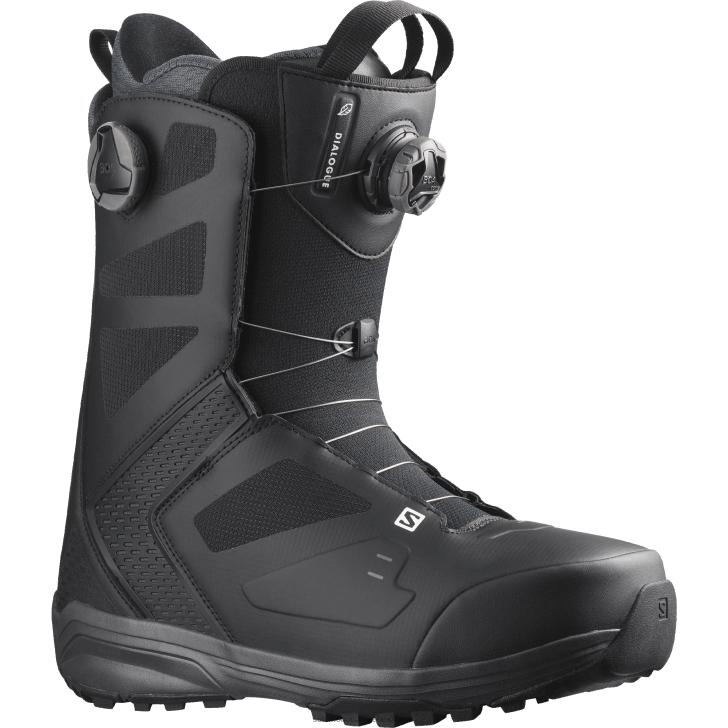 Black/Magnet 0600F587 Men's Snowboard Boots - Dialogue Dual Boa Salomon