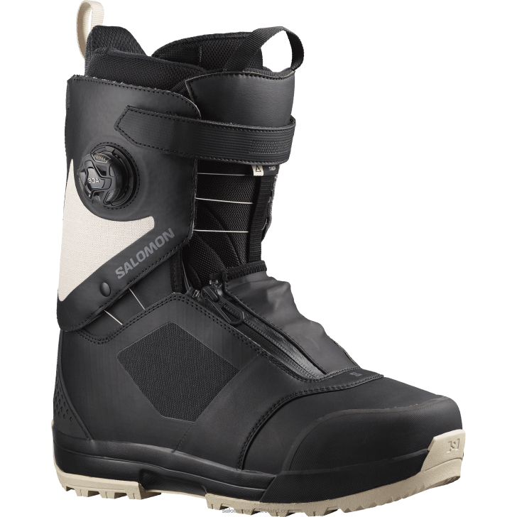 Black/White 0600F580 Men's Snowboard Boots - Trek Salomon