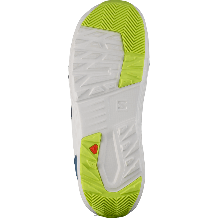 Nimbus Cloud/China Blue/Acid Lime 0600F591 Men's Snowboard Boots - Launch Lace Sj Boa Team Salomon