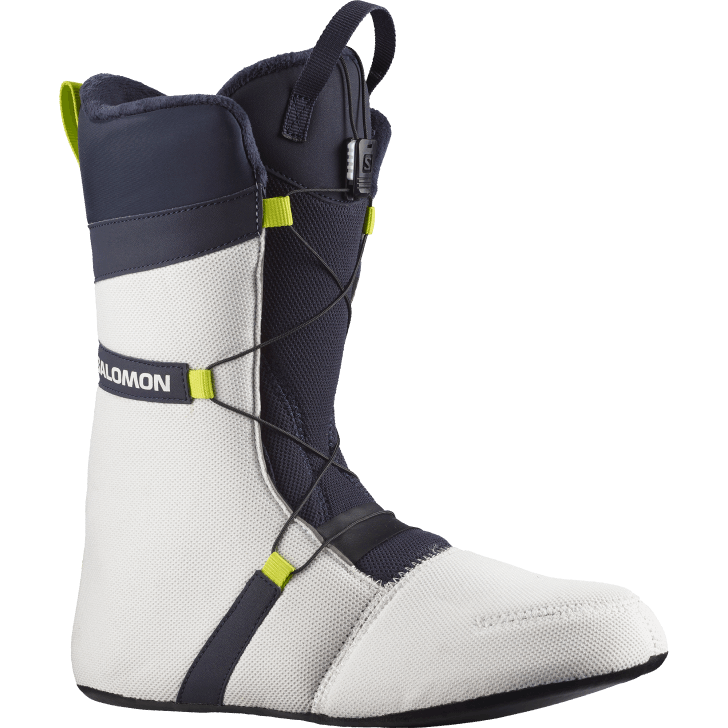 Nimbus Cloud/China Blue/Acid Lime 0600F591 Men's Snowboard Boots - Launch Lace Sj Boa Team Salomon
