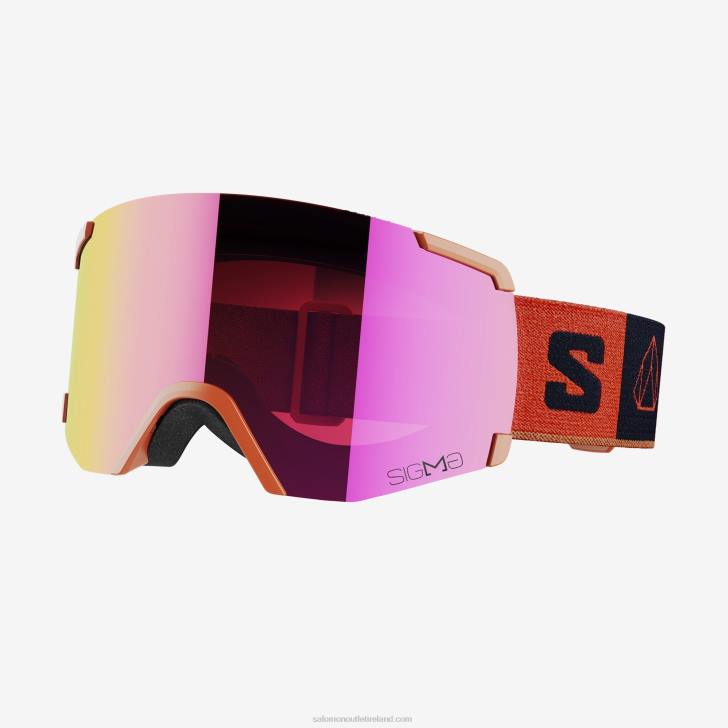 Burnt Ochre 0600F653 Men's Goggles - S/View Sigma Salomon