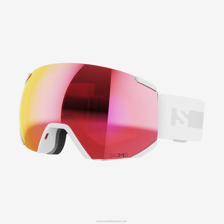 White 0600F642 Men's Goggles - Radium Sigma Salomon