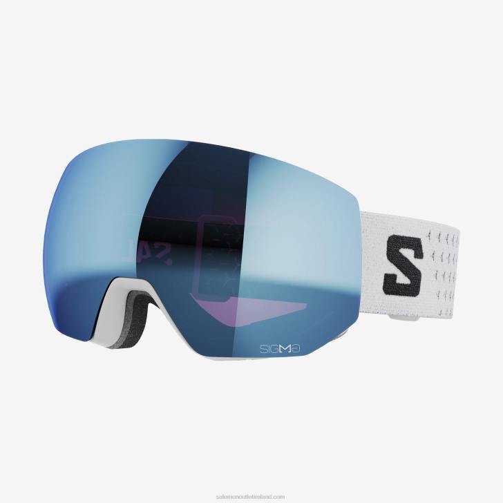 White 0600F644 Men's Goggles - Radium Pro Sigma Salomon