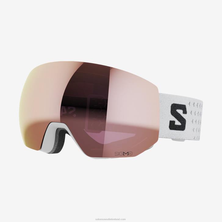 White 0600F647 Men's Goggles - Radium Pro Sigma Salomon