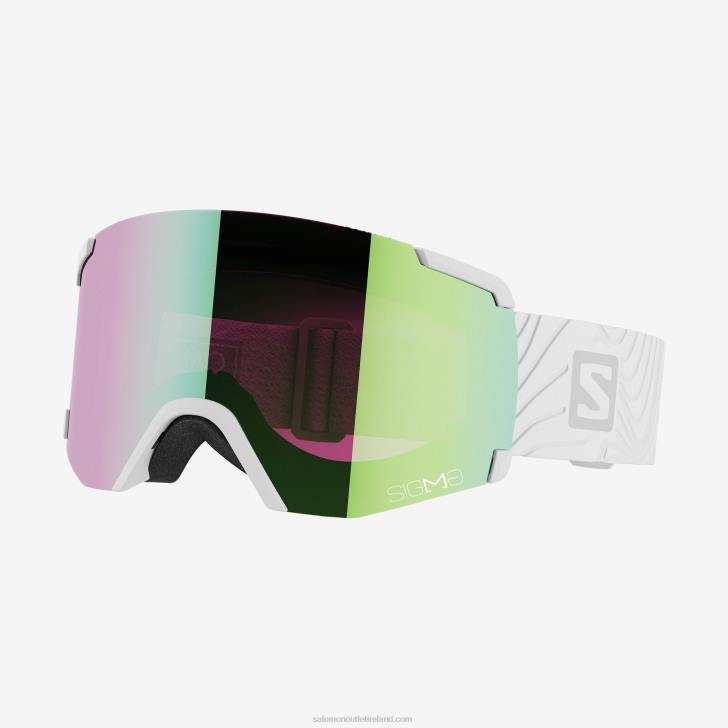 White 0600F655 Men's Goggles - S/View Sigma Salomon