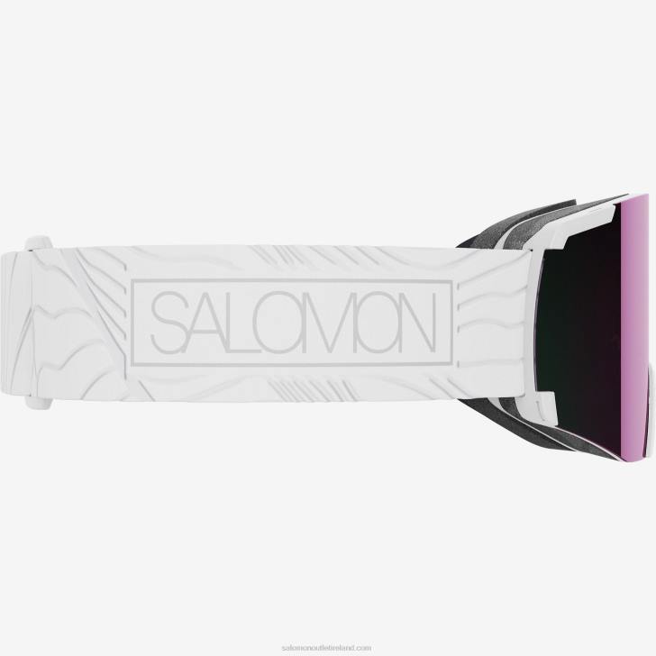 White 0600F655 Men's Goggles - S/View Sigma Salomon