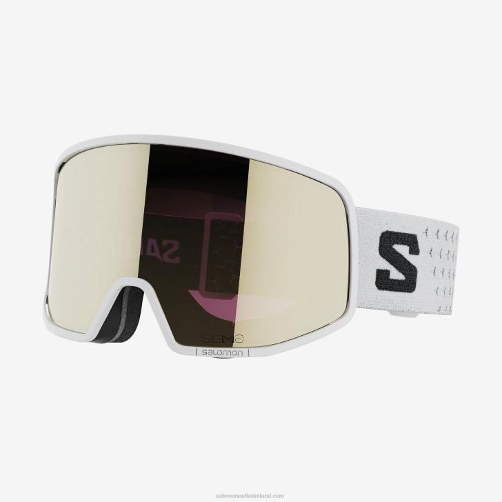 White 0600F661 Men's Goggles - Lo Fi Sigma Salomon