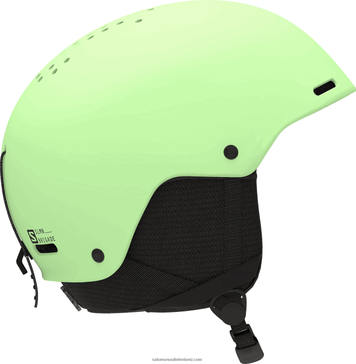 Neon Green 0600F635 Men's Helmet - Brigade Salomon