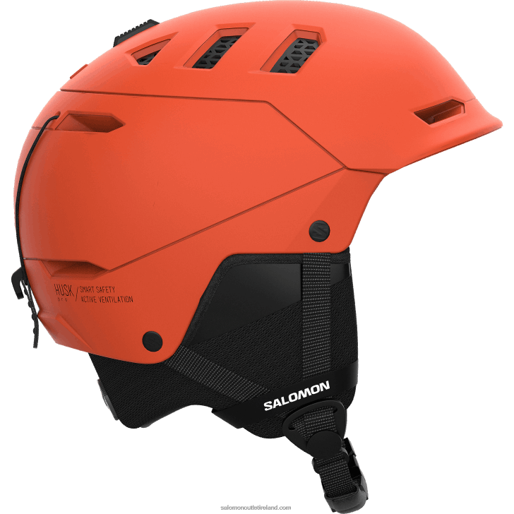 Red/Orange 0600F627 Men's Helmet - Husk Pro Salomon