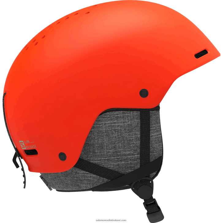 Red Orange 0600F634 Men's Helmet - Brigade Salomon