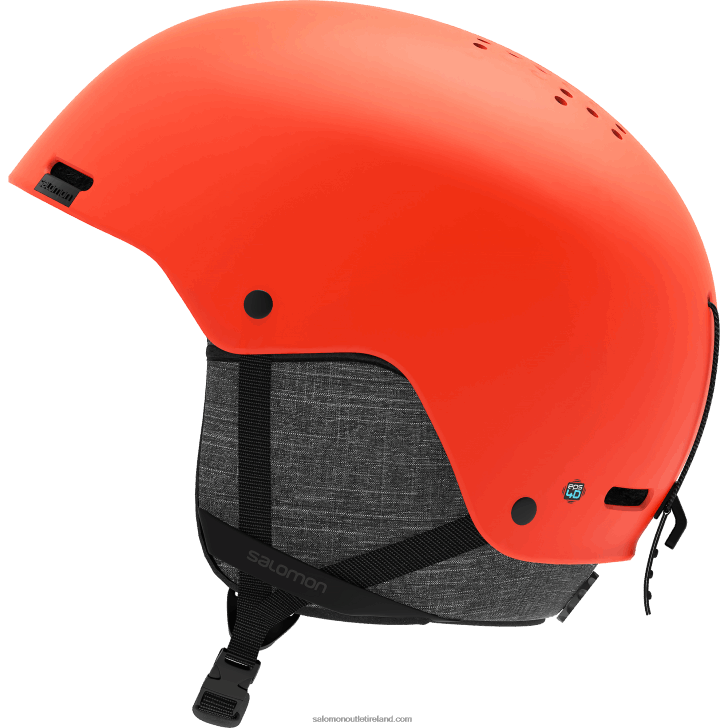 Red Orange 0600F634 Men's Helmet - Brigade Salomon