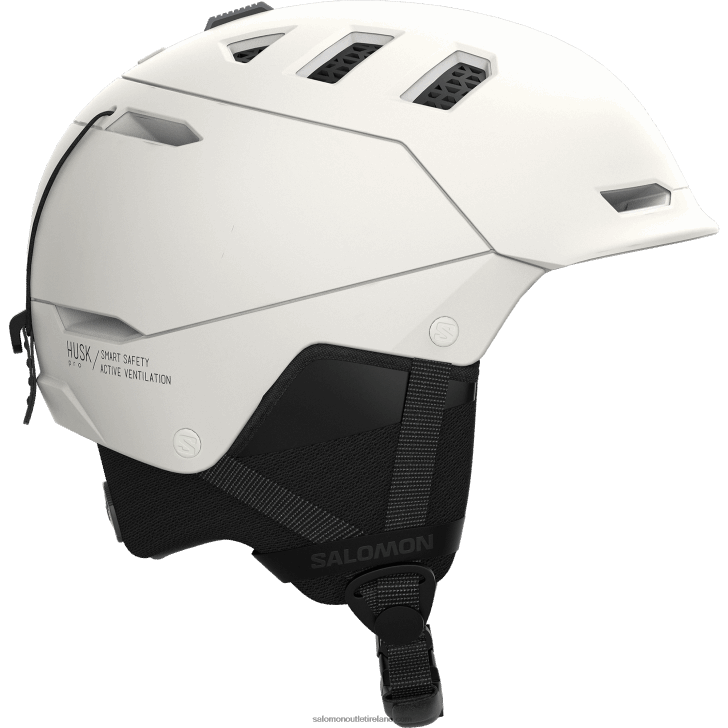 White 0600F628 Men's Helmet - Husk Pro Salomon