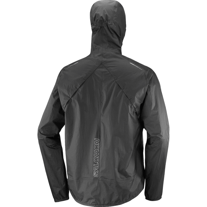 Deep Black 0600F1101 Men's Shell Jacket - Bonatti Waterproof Salomon
