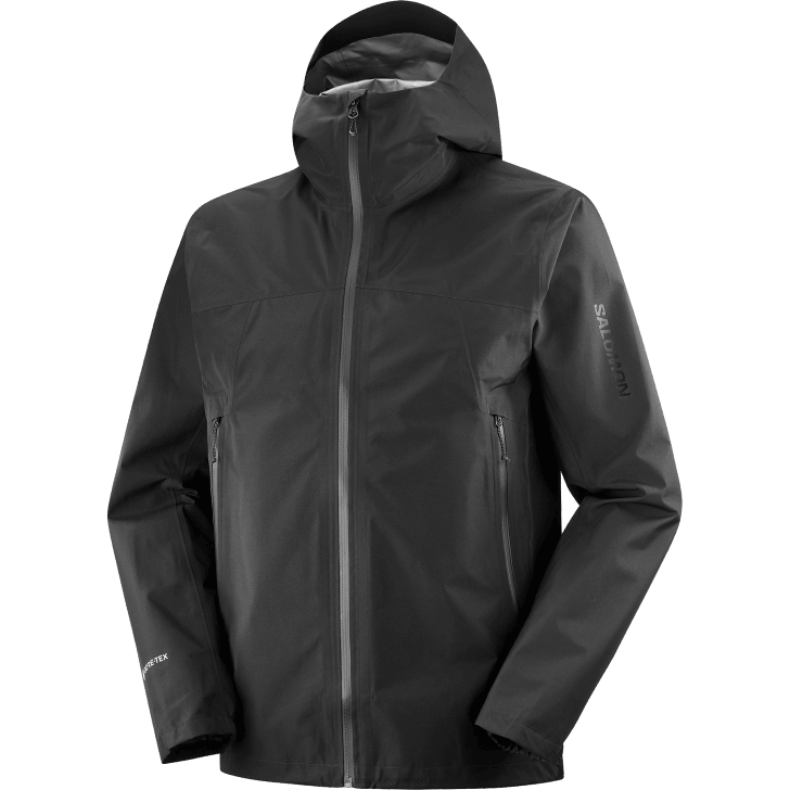 Deep Black 0600F1106 Men's Shell Jacket - Outline Gore-Tex 2.5L Salomon