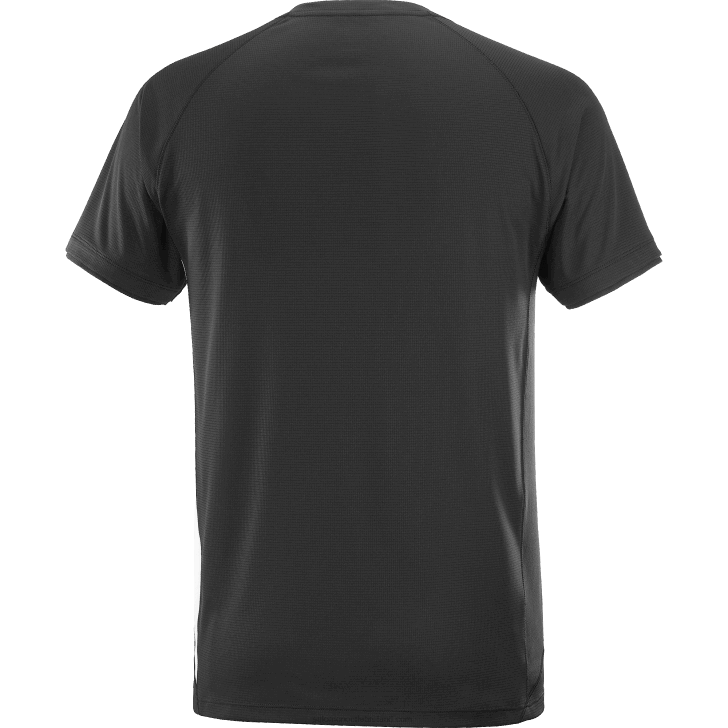 Deep Black/White 0600F243 Men's Short Sleeve T-Shirt - Equipe Salomon