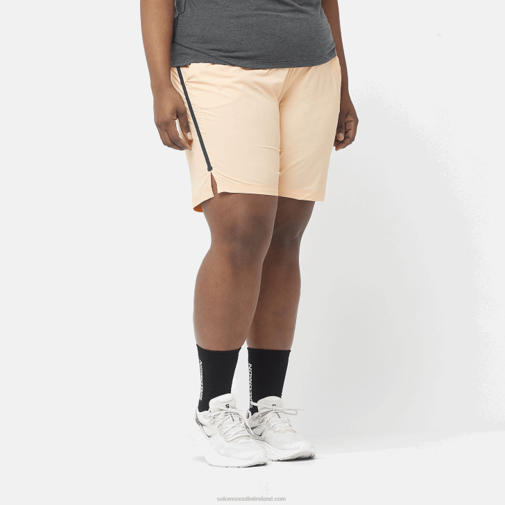 Cream Tan 0600F1171 Women's Shorts - Runlife Salomon