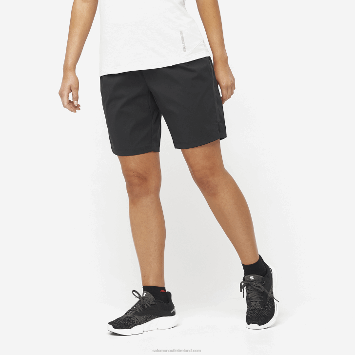Deep Black 0600F1172 Women's Shorts - Runlife Salomon