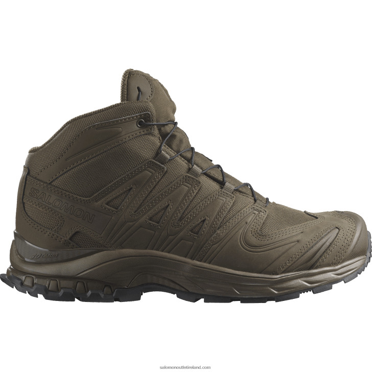 Earth Brown 0600F826 Women's Forces Shoes - Xa Forces Mid En Salomon
