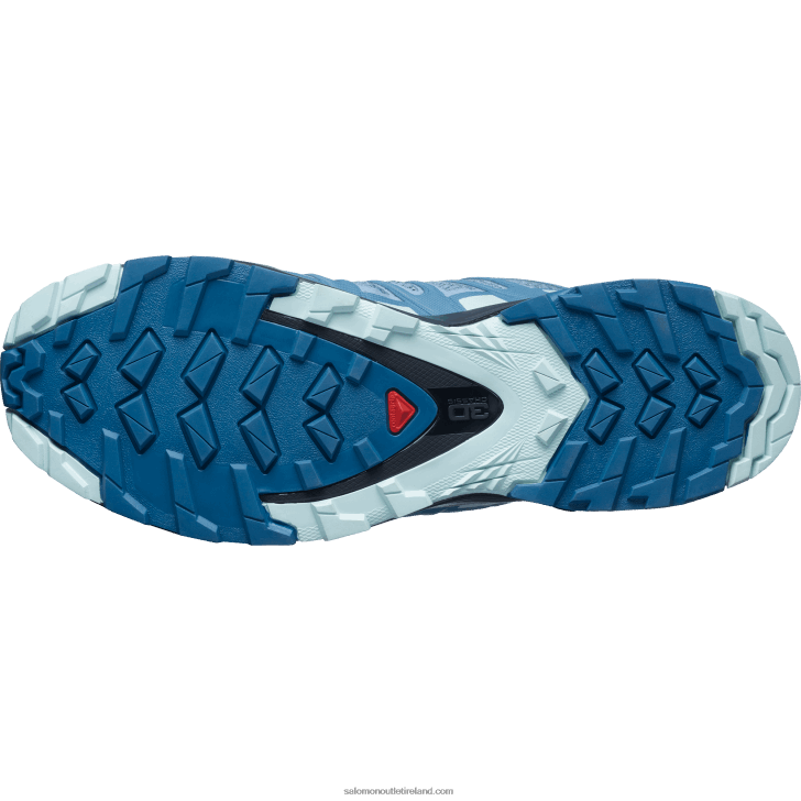Ashley Blue/Ebony/Opal Blue 0600F1535 Women's Trail Running Shoes - Xa Pro 3D V8 Salomon