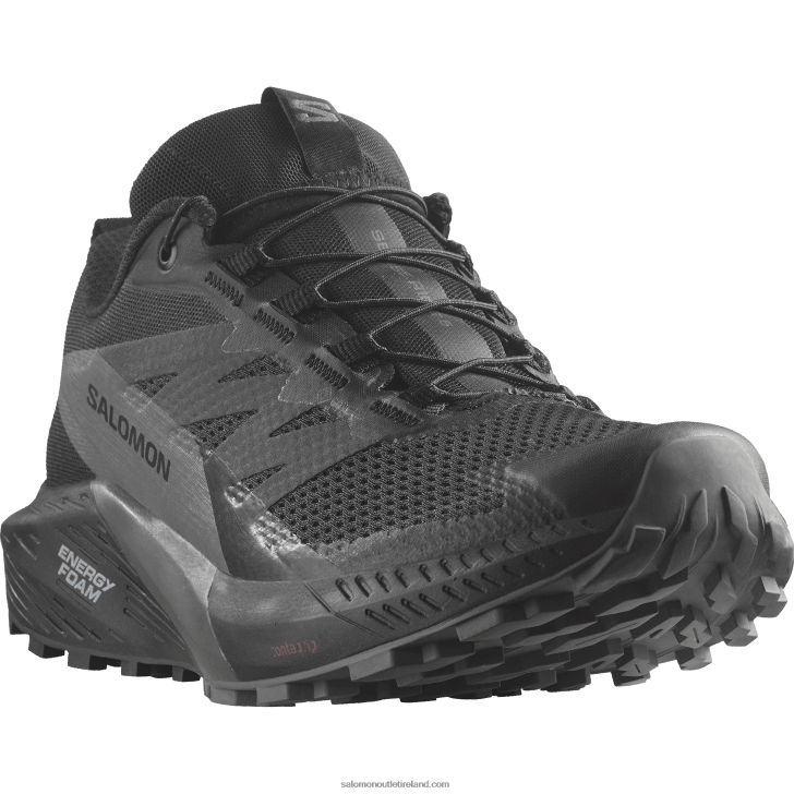 Black/Magnet 0600F1527 Women's Trail Running Shoes - Sense Ride 5 Gore-Tex Salomon