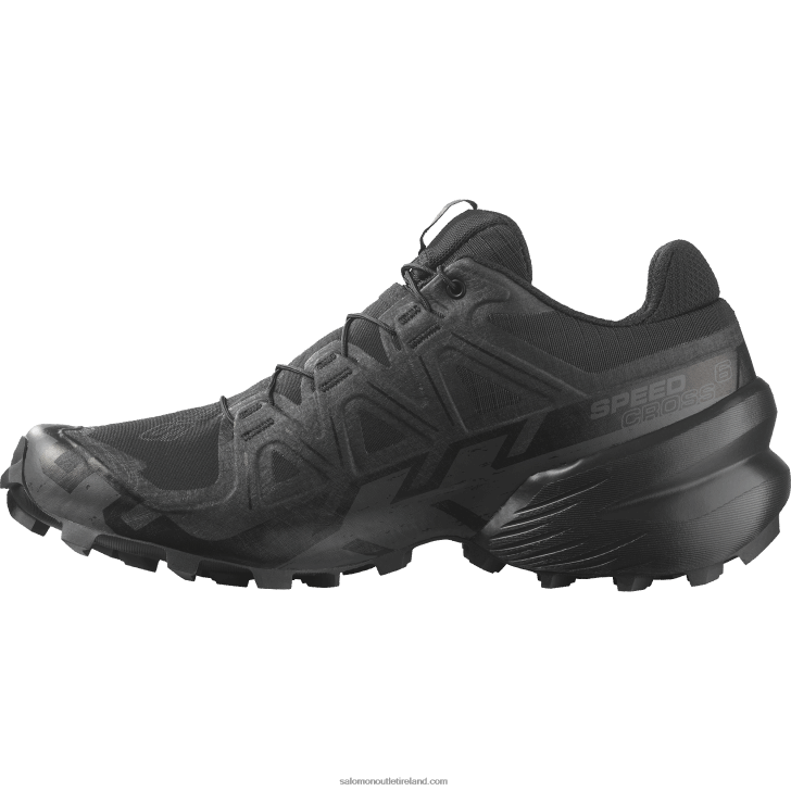 Black/Phantom 0600F1507 Women's Trail Running Shoes - Speedcross 6 Salomon