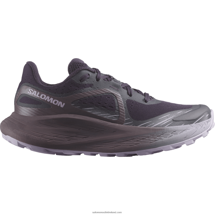 Nightshade/Moonscape/Orchid Bloom 0600F1500 Women's Trail Running Shoes - Glide Max Tr Salomon