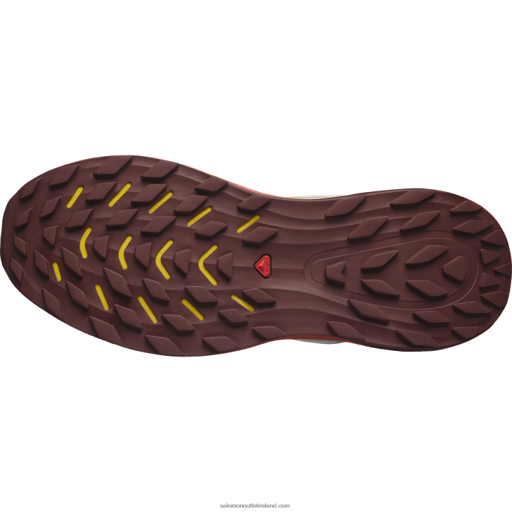 Rainy Day/Freesia/Hot Sauce 0600F1491 Women's Trail Running Shoes - Ultra Glide 2 Salomon