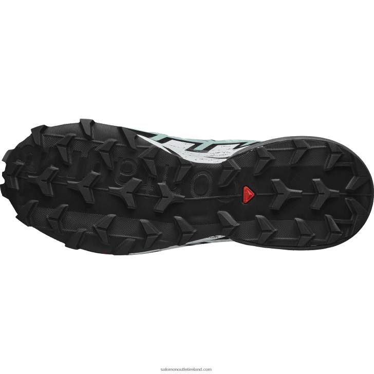 Yucca/Ebony/White 0600F1505 Women's Trail Running Shoes - Speedcross 6 Salomon