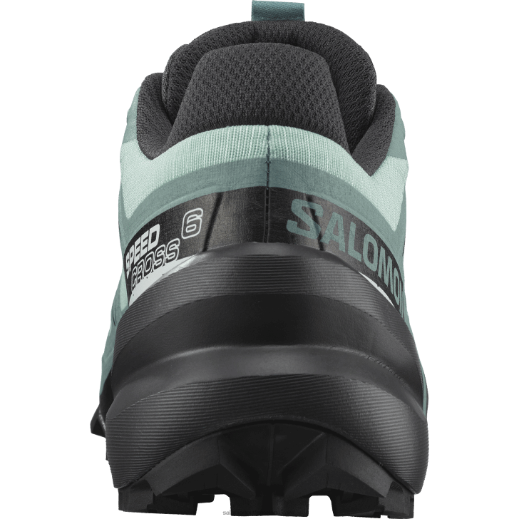 Yucca/Ebony/White 0600F1505 Women's Trail Running Shoes - Speedcross 6 Salomon