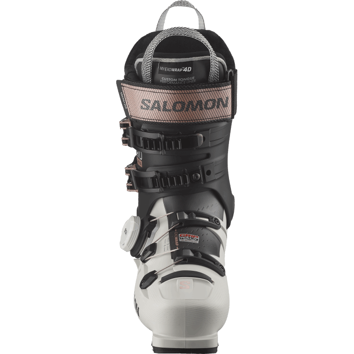 Gray Aurora/Black/Pink Gold 0600F1039 Women's On-Piste Boots - S/Pro Supra Boa 105 Salomon