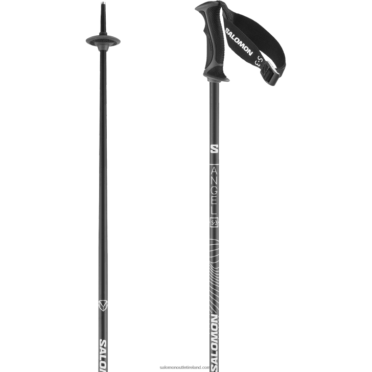 Black 0600F1292 Women's Alpine Poles - Angel S3 Salomon