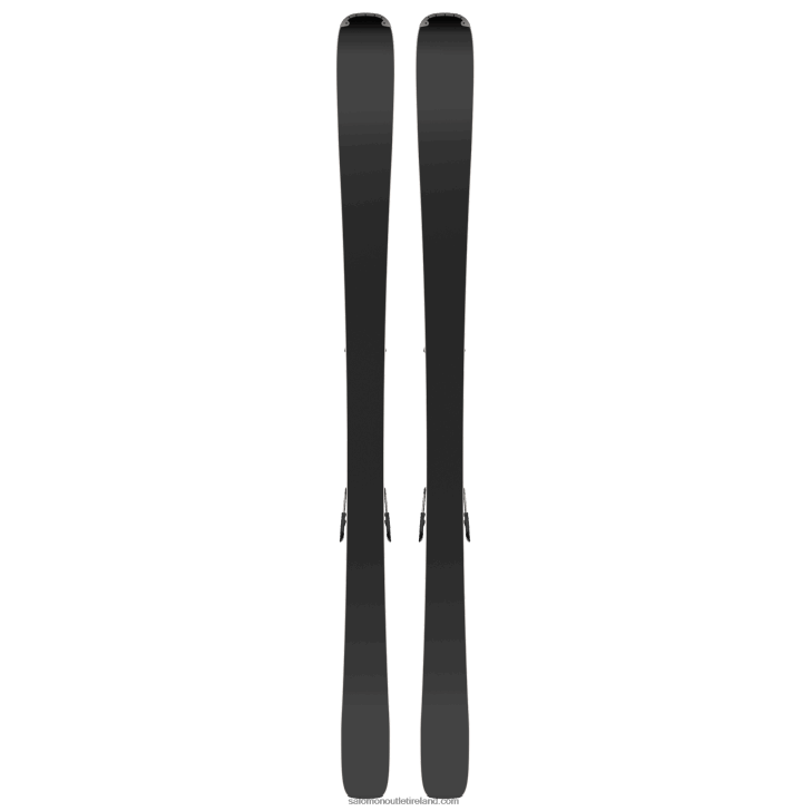 Bering Sea Metallic/Black/Silver 0600F1026 Women's All-Mountain Ski Package - Stance 80 (And M11) Salomon