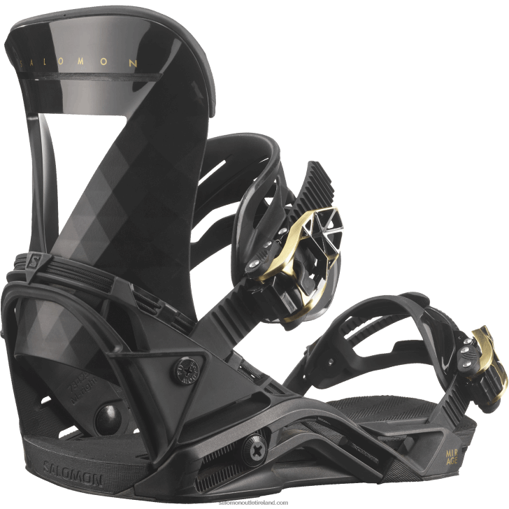 Black 0600F1325 Women's Snowboard Bindings - Mirage Salomon