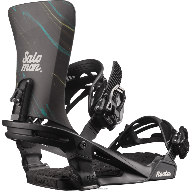Black 0600F1327 Women's Snowboard Bindings - Nesta Salomon